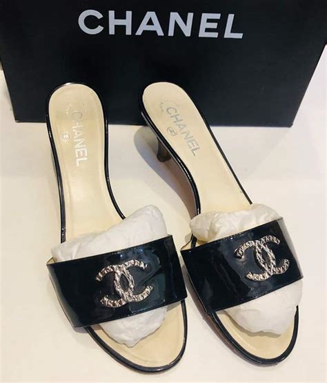 sandali chanel zalando|chanel sandals cc logo.